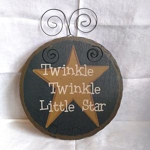 Twinkle Twinkle Little Star Wood Plaque